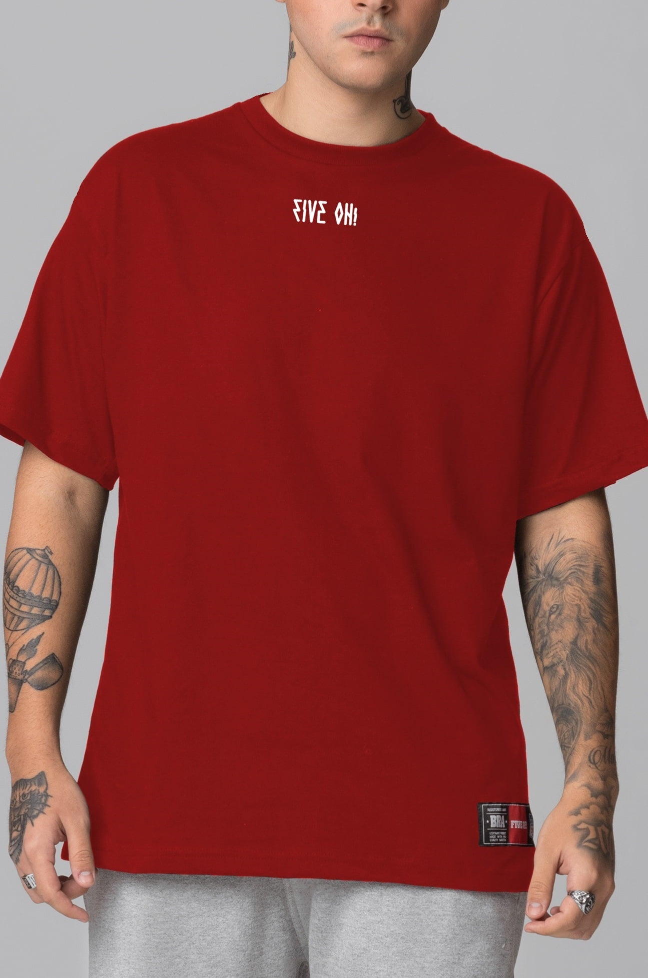 Camiseta Oversized Masculina FIve Oh FV2022020 - Five Oh Streetwear