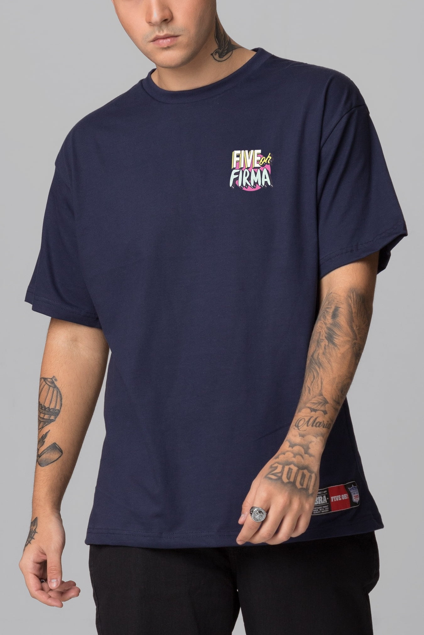 Camiseta Oversized Masculina FIve Oh