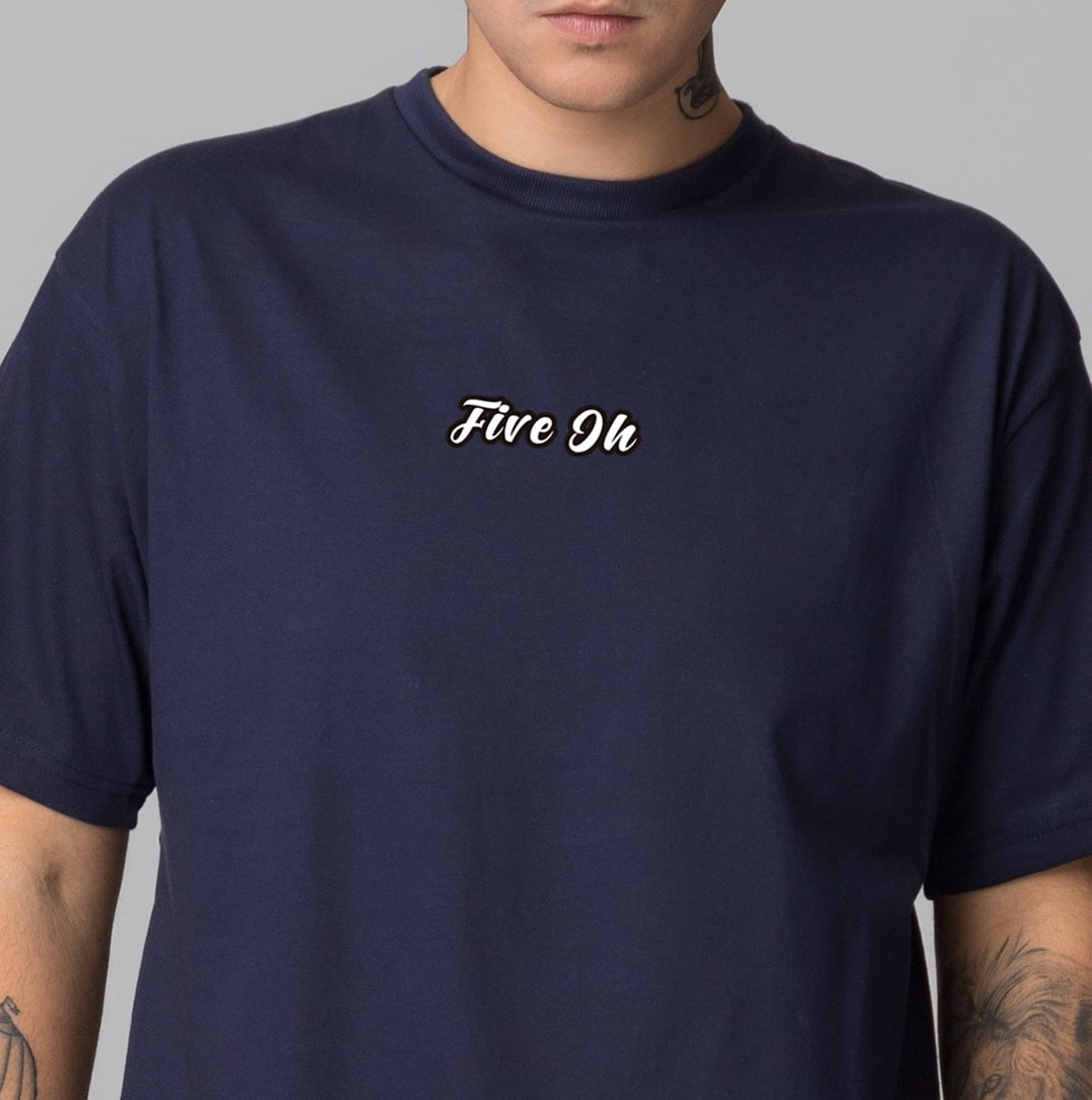 Camiseta Oversized Masculina FIve Oh - Five Oh Streetwear