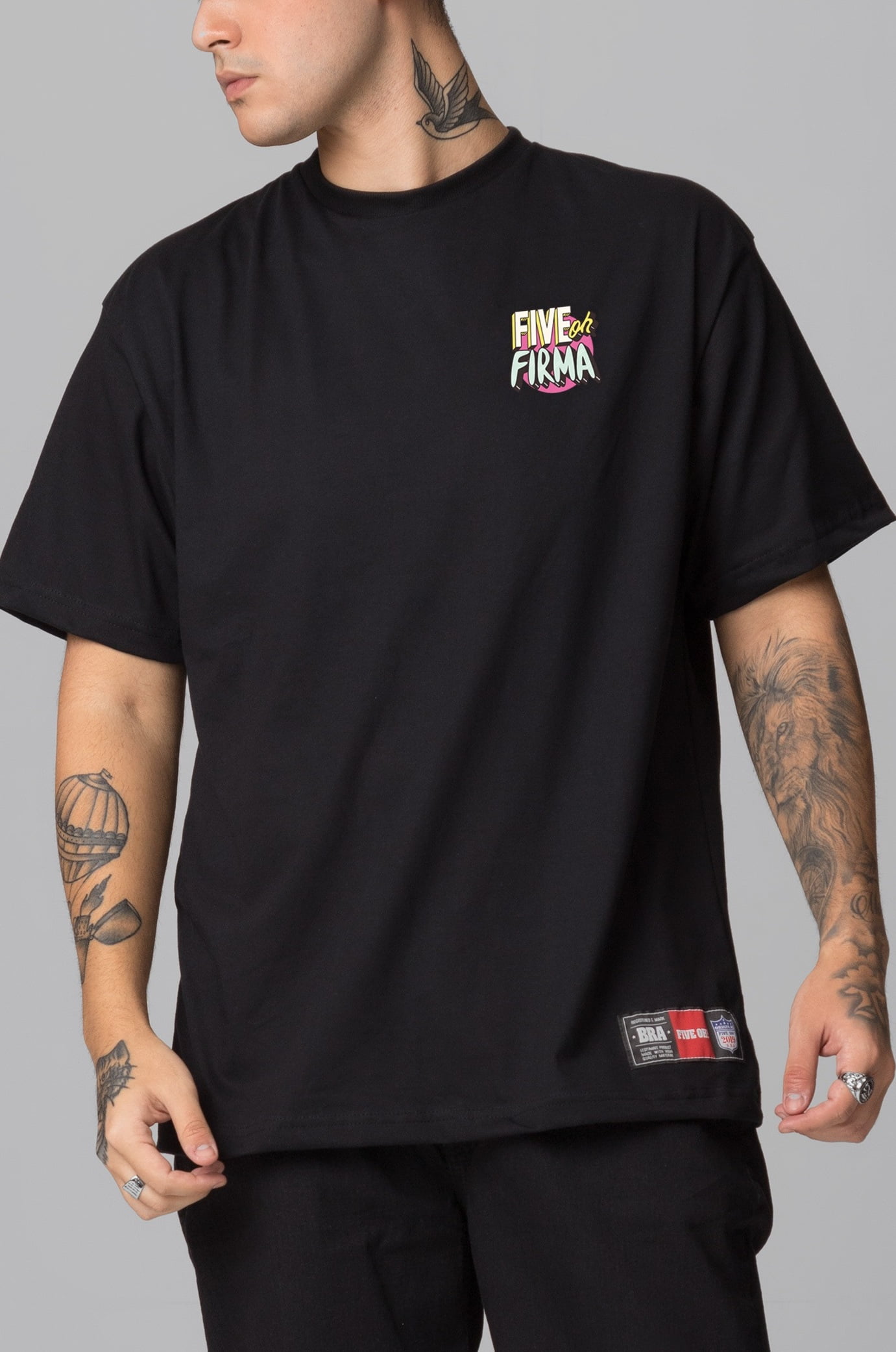 Camiseta Oversized Masculina FIve Oh F2022011