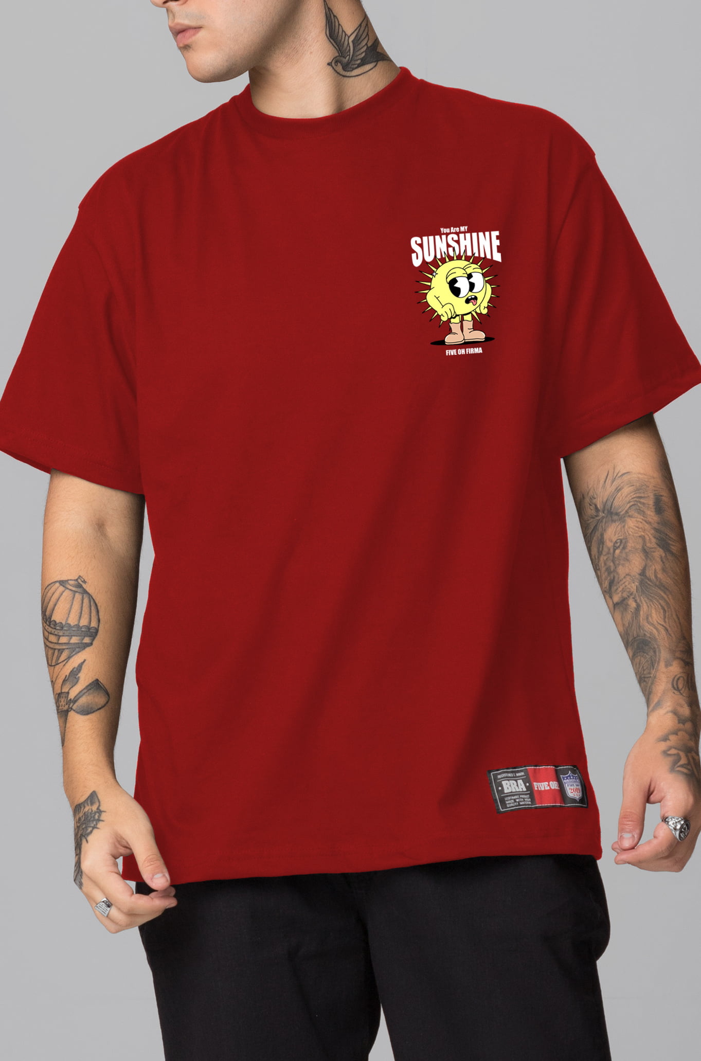 Camiseta Streetwear Masculina Five Oh FV2024021