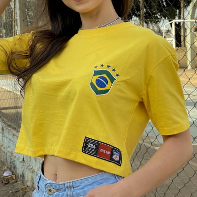 Cropped do Brasil Five Oh FV2022107