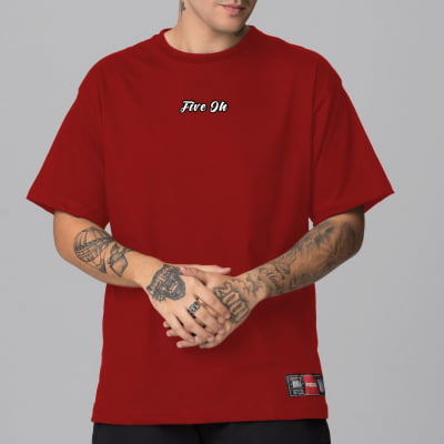 Camiseta Oversized Masculina FIve Oh