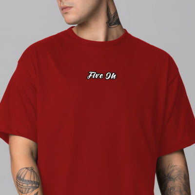 Camiseta Oversized Masculina FIve Oh