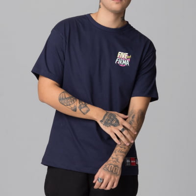 Camiseta Oversized Masculina FIve Oh