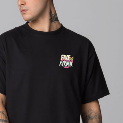 Camiseta Oversized Masculina FIve Oh F2022011