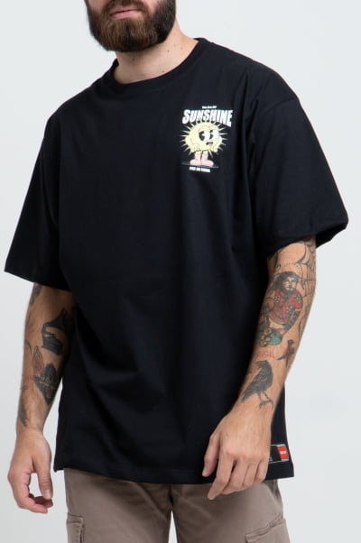 Camiseta Masculina Streetwear Preta FV2024027