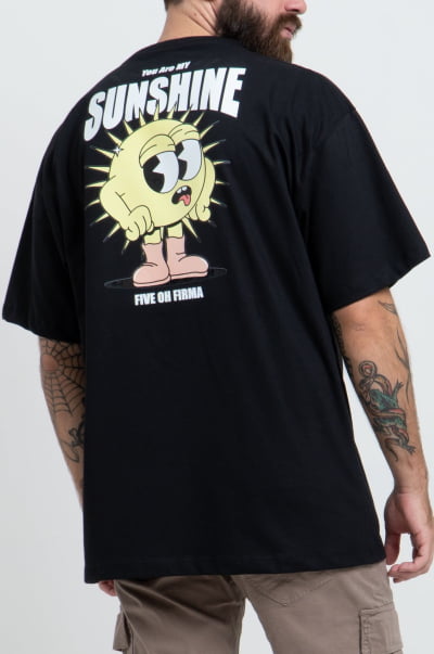 Camiseta Masculina Streetwear Preta FV2024027