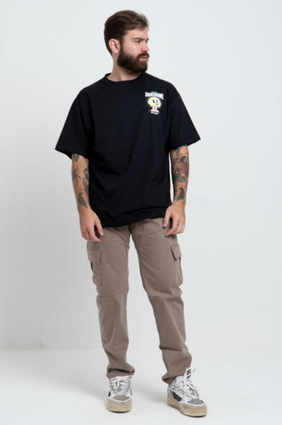 Camiseta Masculina Streetwear Preta FV2024027