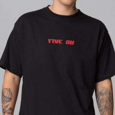 Camiseta Oversized Masculina Five Oh