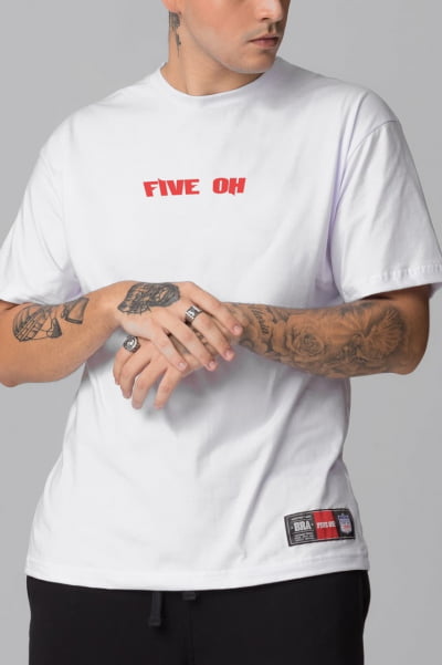 Camiseta Oversized Masculina Five Oh